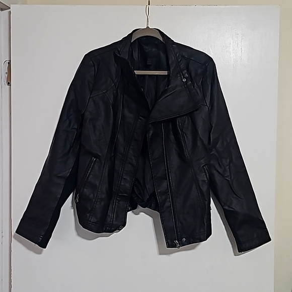 Faux Leather Jacket - Picture 1 of 2